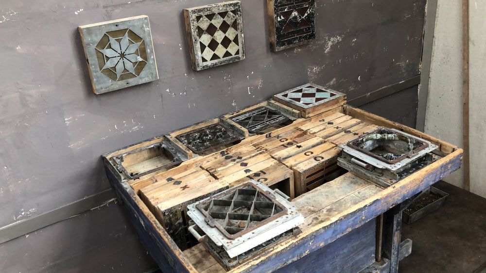 Consoles - Établi en carreaux de ciment antique - ALL'ORIGINE