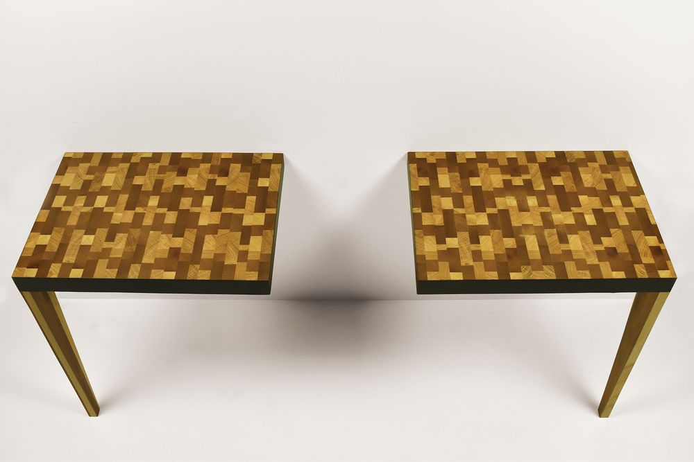 Consoles - Tables de chevet I Camaïeux de bois - MR LOUIS