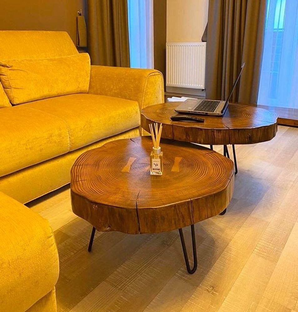 Pièces uniques - Table basse en bois massif - MASIV_WOOD
