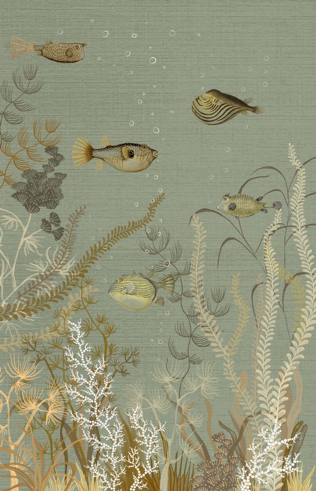 Autres décorations murales - Fond d'écran Bijoux sous-marins - LALA CURIO LIMITED