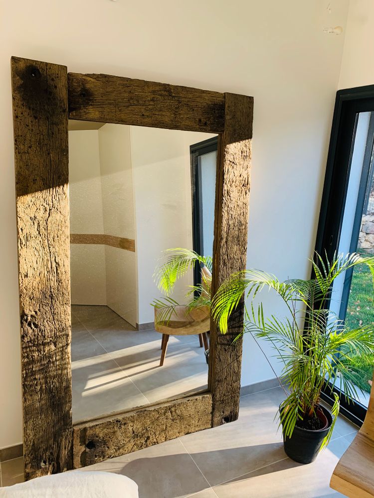 Mirrors - 400-year-old Ancestral Oak Mirror - MR LOUIS