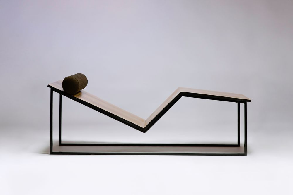 Chaises de jardin - Chaise longue en noyer massif français - MR LOUIS