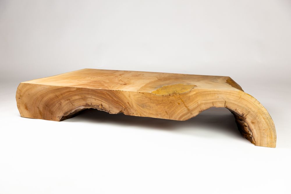 Tables basses - Table blasse en bois de platane massif de Provence - MR LOUIS