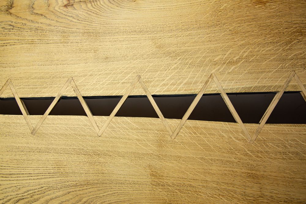 Tables basses - Table basse avec couture en hêtre - MR LOUIS
