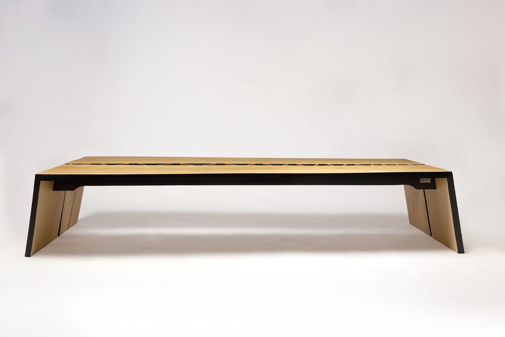 Design objects - Coffee table with stitching in itauba - MR LOUIS