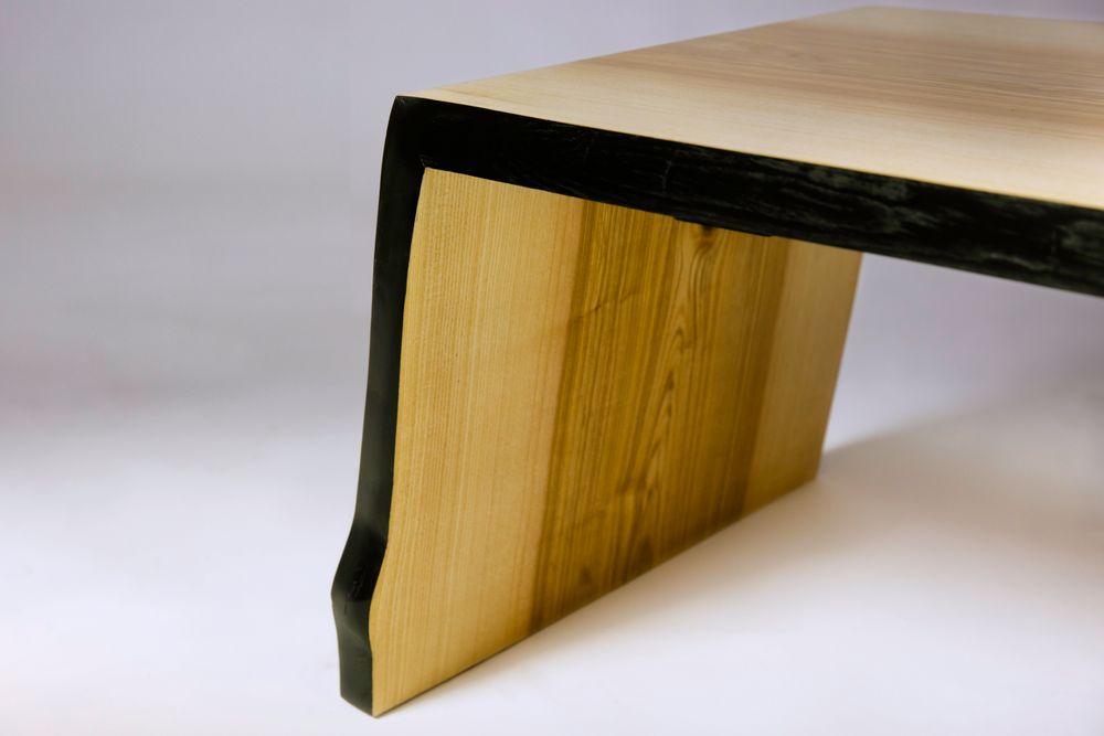 Tables basses - Table basse en frêne olivier massif français - MR LOUIS