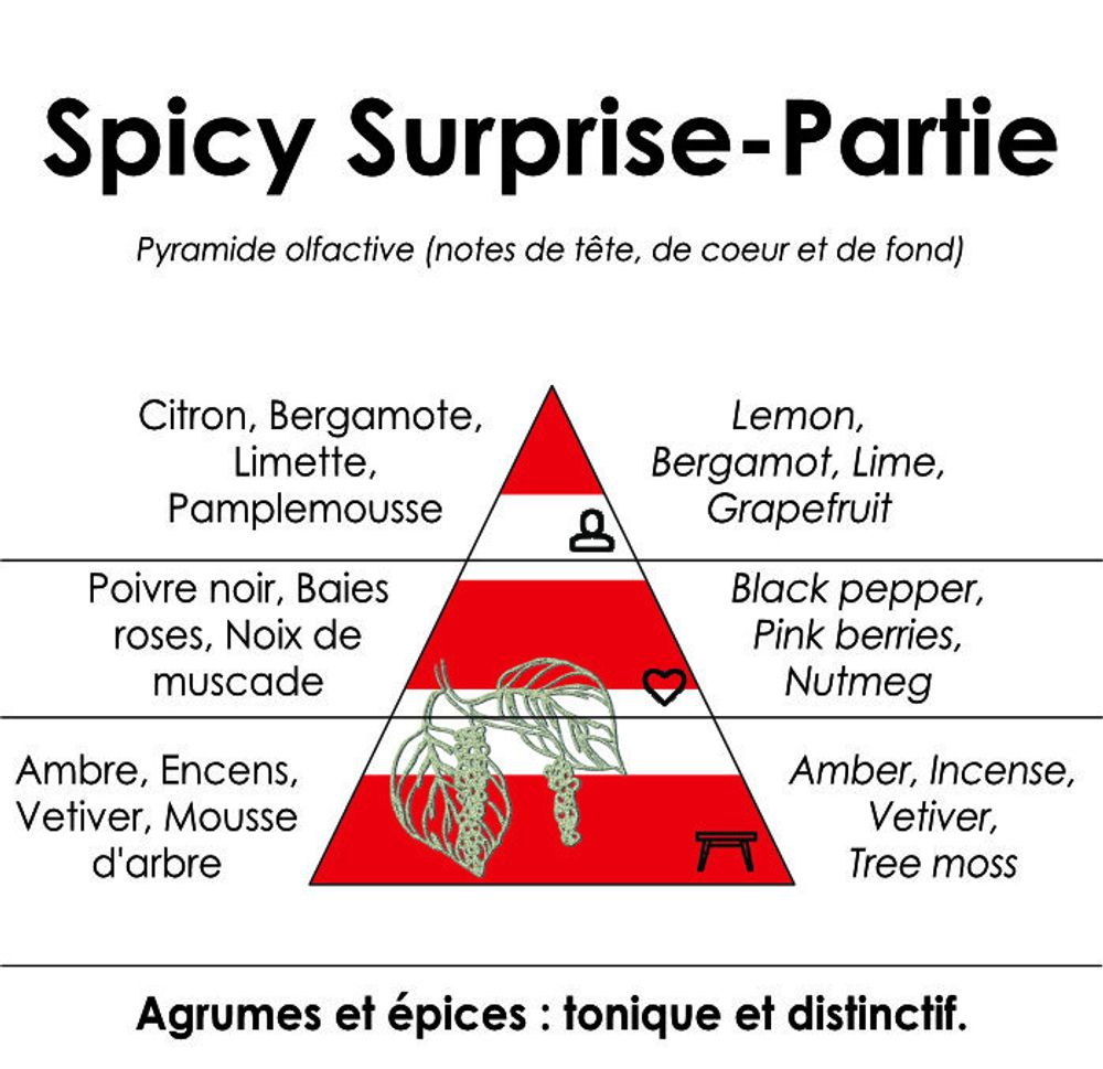 Parfums pour soi et eaux de toilette - Spicy Surprise-Partie - Eau de toilette Agrumes et Épices - RIVAE