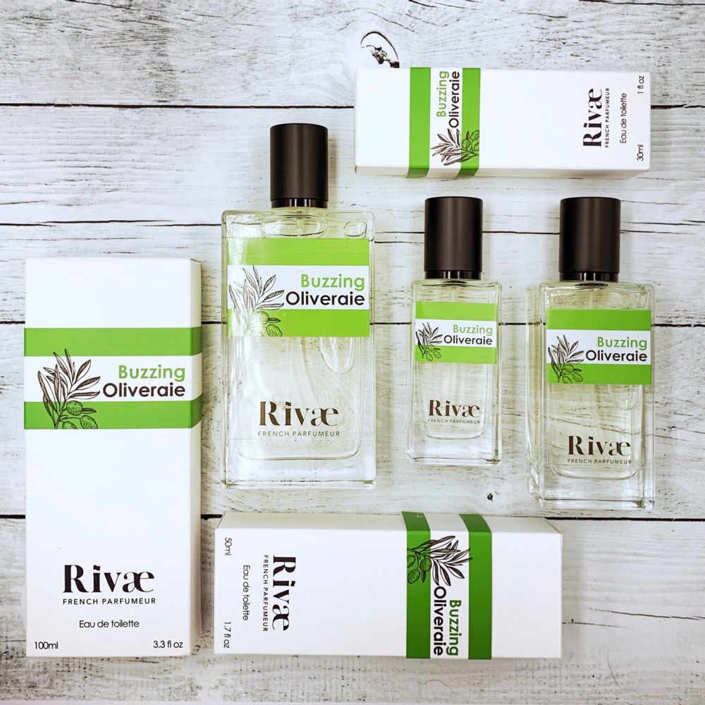 Fragrance for women & men - Buzzing Olive Grove - Eau de toilette Olive Wood and Citrus - RIVAE
