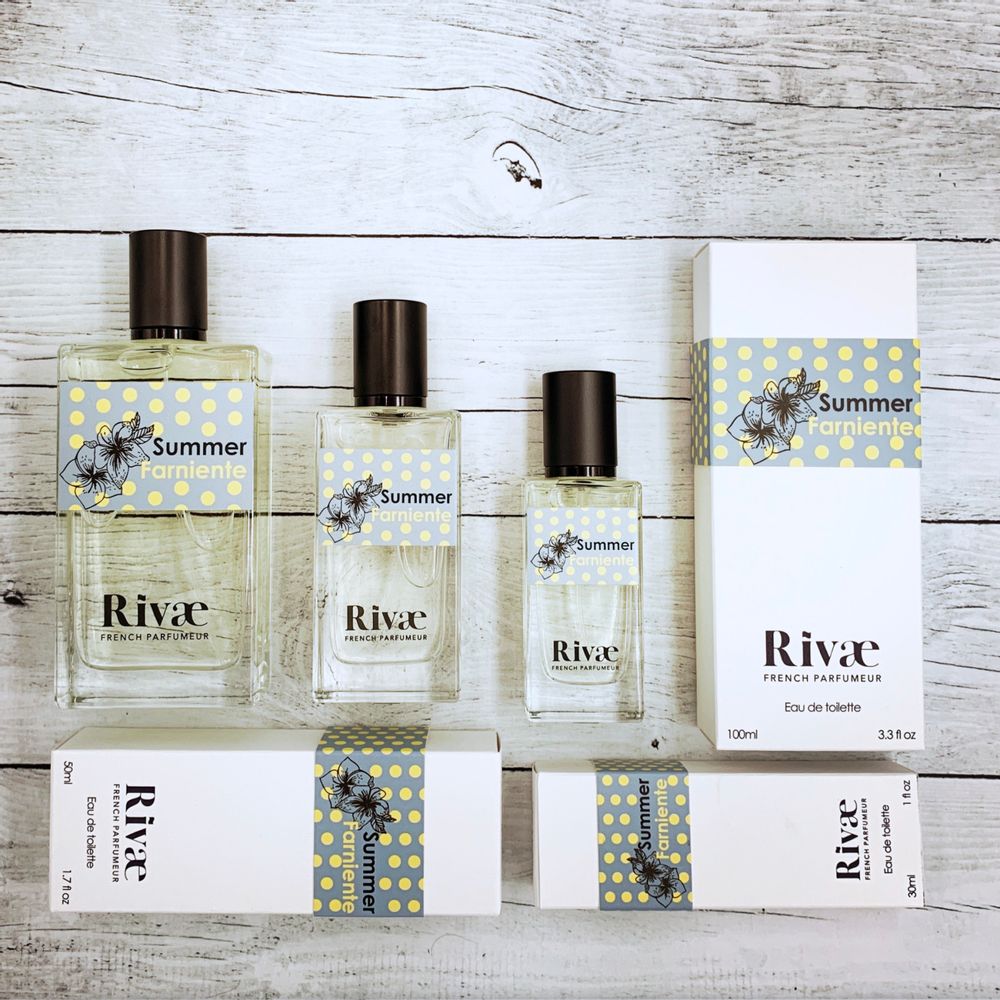 Fragrance for women & men - Summer Farniente - Monoi and Citrus Eau de Toilette - RIVAE