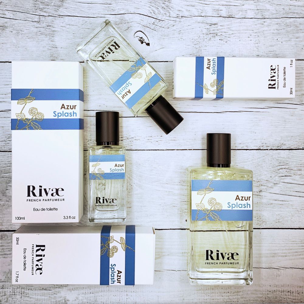 Parfums pour soi et eaux de toilette - Azur Splash - Eau de toilette fraîche à la Bergamote - RIVAE