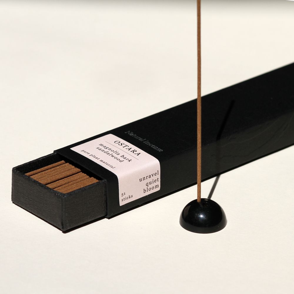 Design objects - Ostara (magnolia bark, sandalwood) Plant-based Incense Sticks - UME