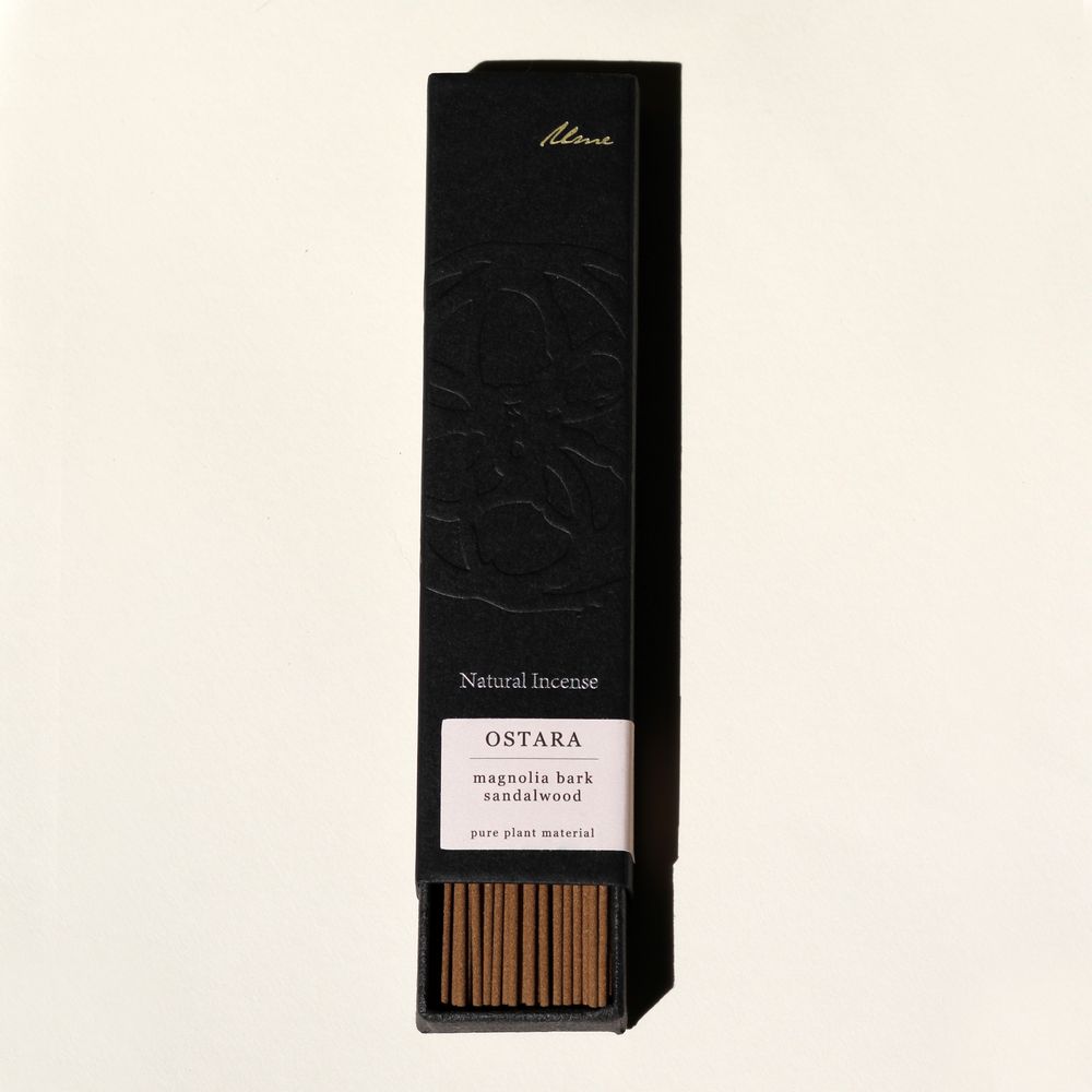 Design objects - Ostara (magnolia bark, sandalwood) Plant-based Incense Sticks - UME