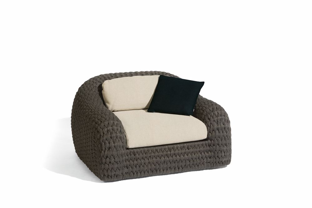 Fauteuils de jardin - Canapé une place Kobo anthracite - MANUTTI