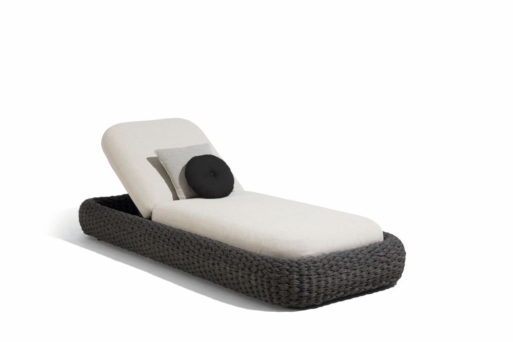 Deck chairs - Kobo lounger anthracite - MANUTTI