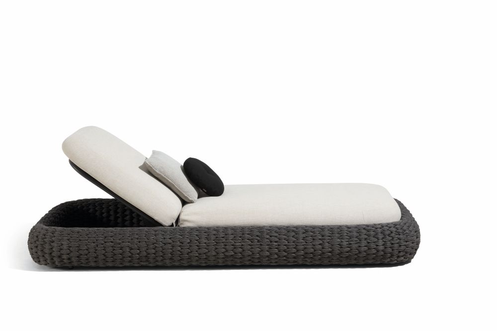 Deck chairs - Kobo lounger anthracite - MANUTTI