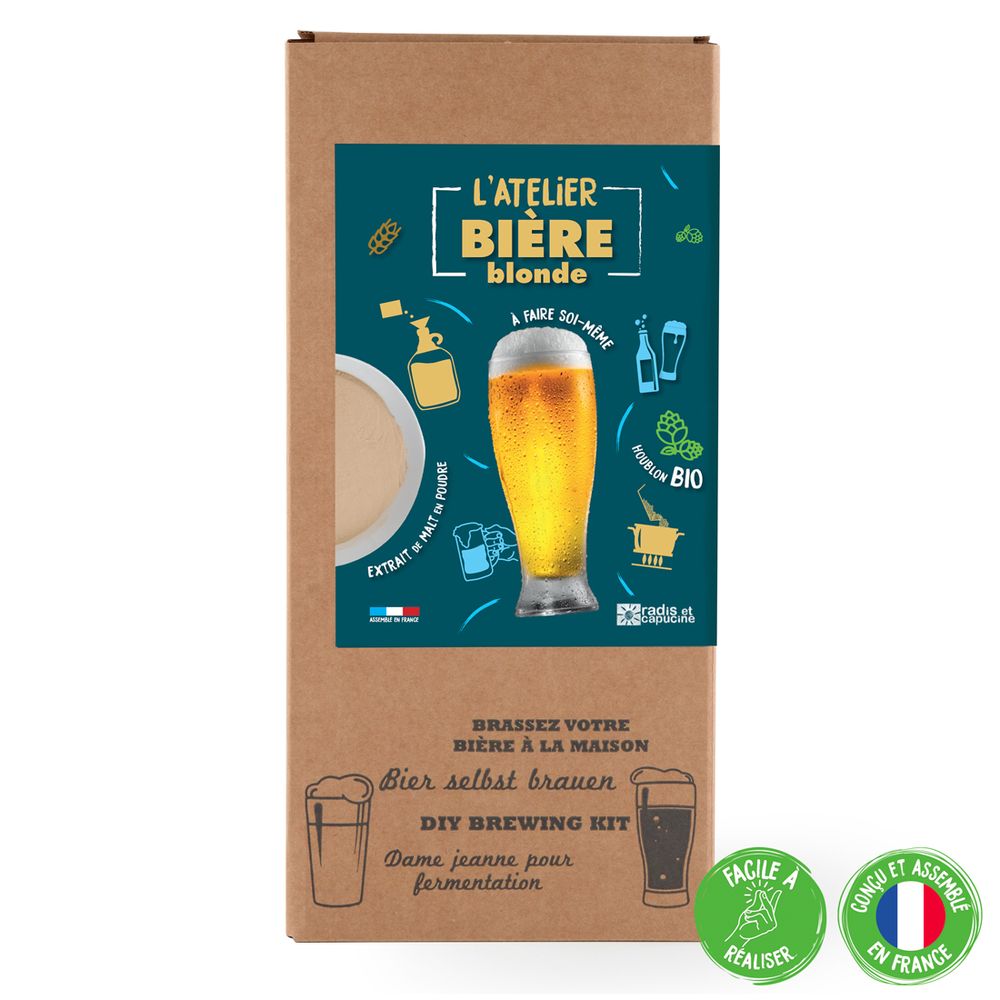 Caskets and boxes - Malt Powder Brewing Box 4L Blonde Beer - RADIS ET CAPUCINE