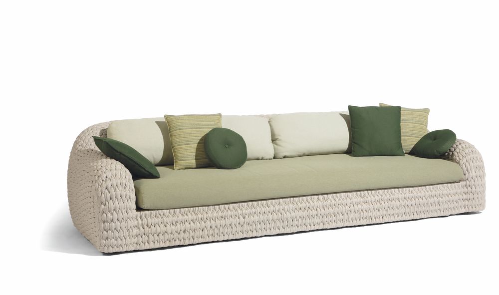 Canapés - Canapé fixe 3 places poivre Kobo - MANUTTI