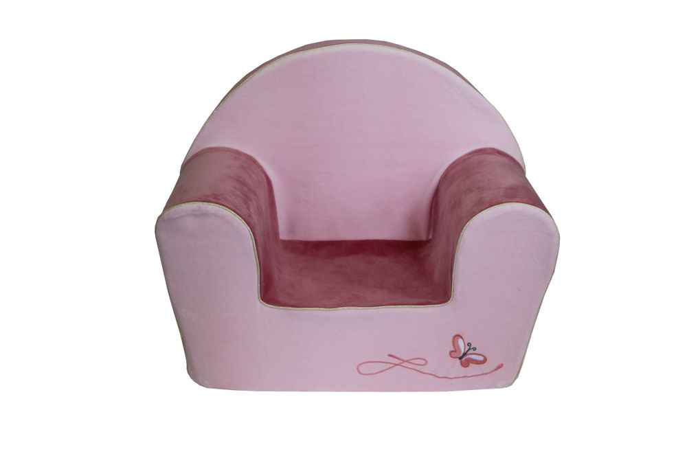 Children's sofas and lounge chairs - Polyvelvet Club Armchair - PETIT POUCE FACTORY