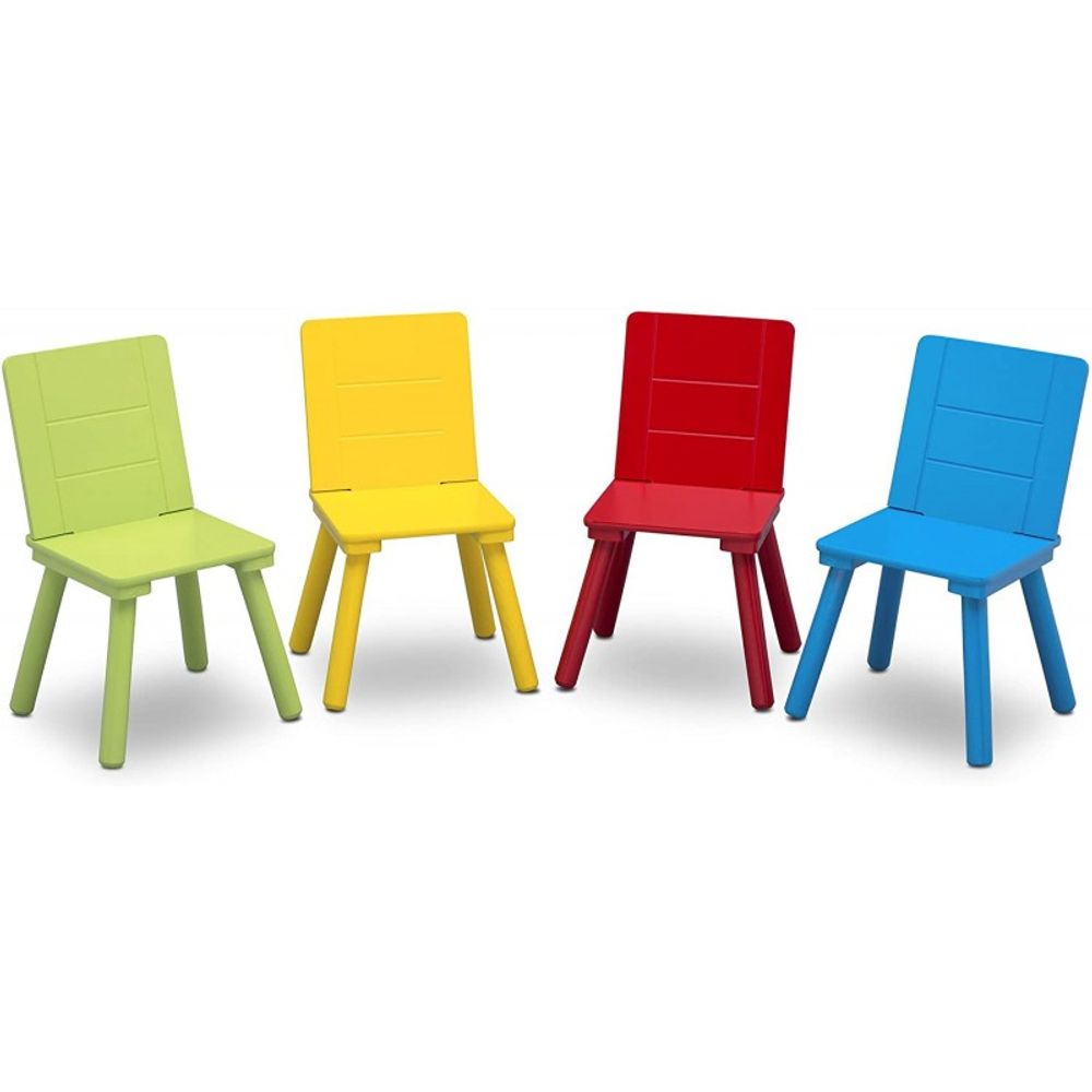 Bureaux - Table rectangulaire et 4 chaises pour enfant - PETIT POUCE FACTORY
