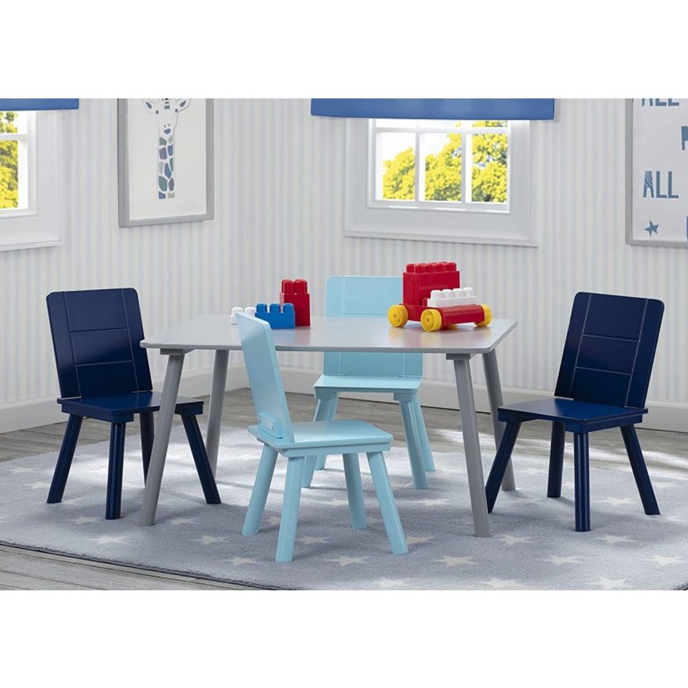 Bureaux - Table rectangulaire et 4 chaises pour enfant - PETIT POUCE FACTORY