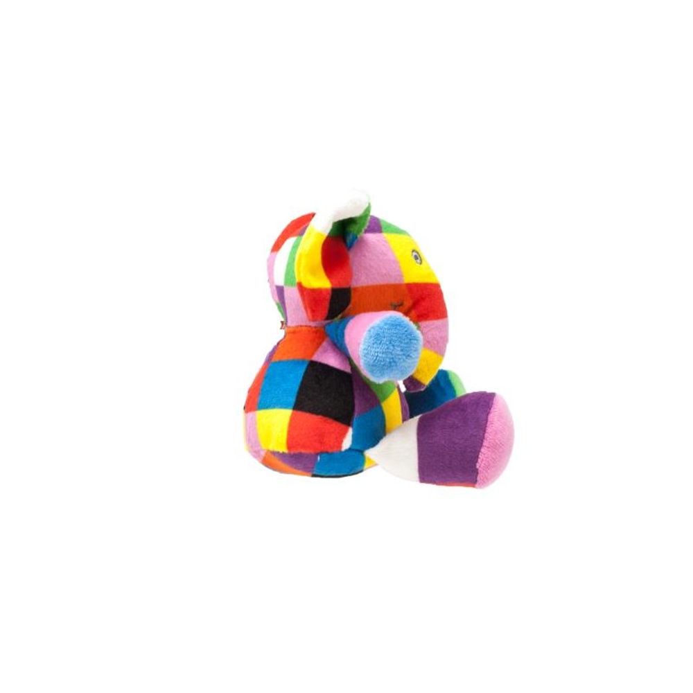 Cadeaux - Elmer peluche hochet - PETIT POUCE FACTORY