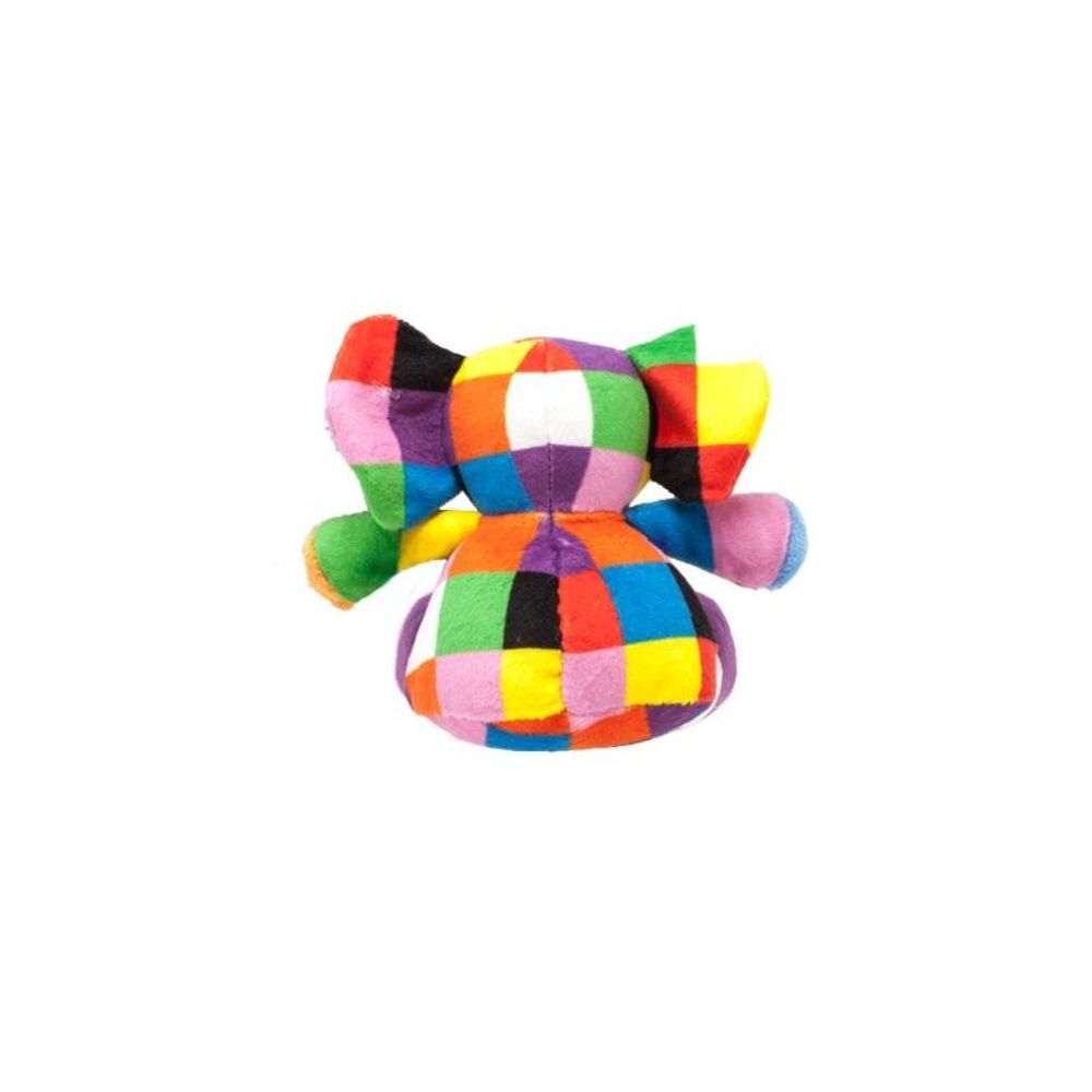 Cadeaux - Elmer peluche hochet - PETIT POUCE FACTORY