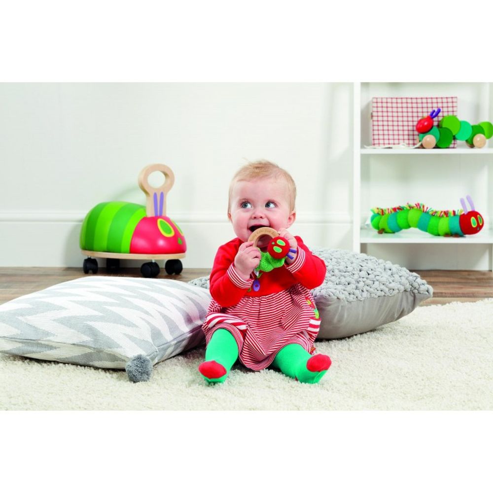Cadeaux - Anneau hochet la Chenille qui fait des Trous - PETIT POUCE FACTORY
