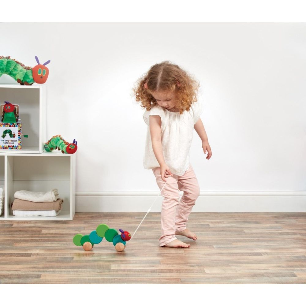Gifts - Pull Toy Very Hungry Caterpillar - PETIT POUCE FACTORY