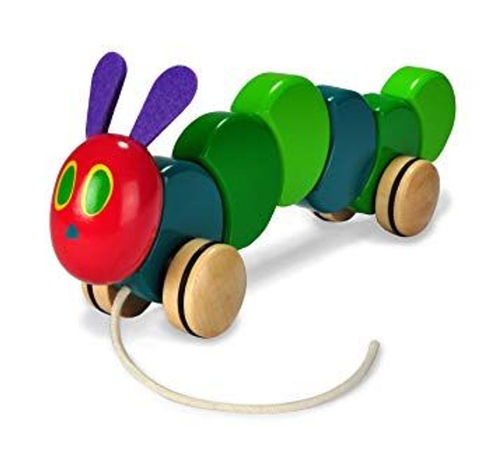 Gifts - Pull Toy Very Hungry Caterpillar - PETIT POUCE FACTORY