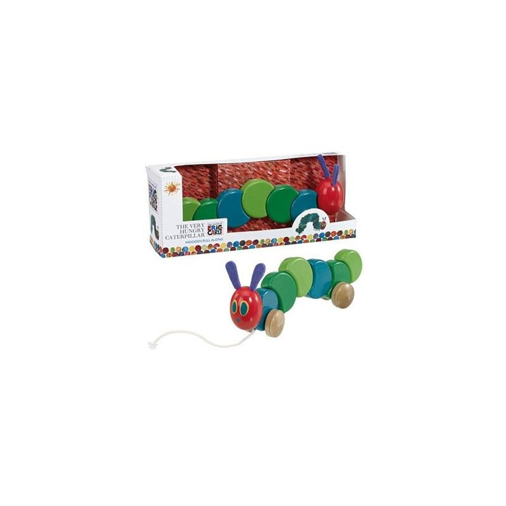 Gifts - Pull Toy Very Hungry Caterpillar - PETIT POUCE FACTORY