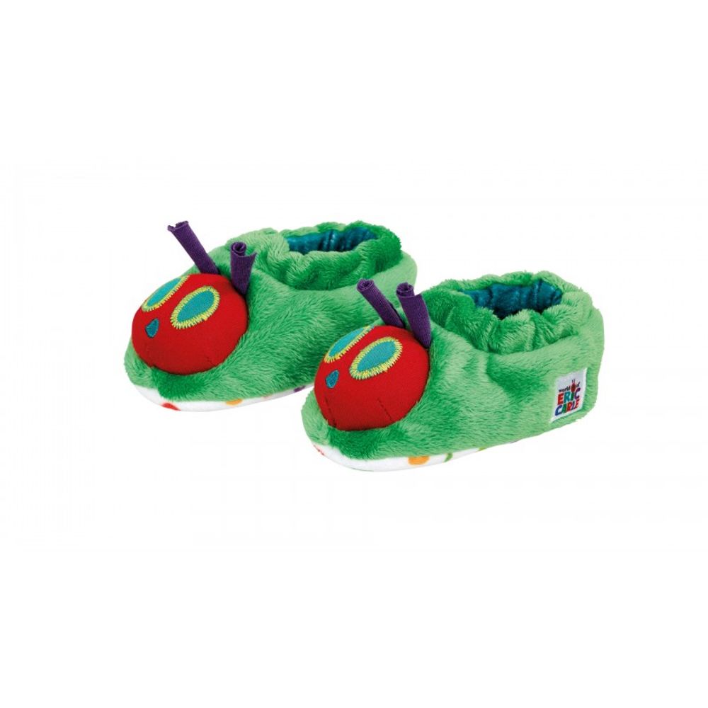 Cadeaux - Chaussons hochet La Chenille qui fait des Trous - PETIT POUCE FACTORY