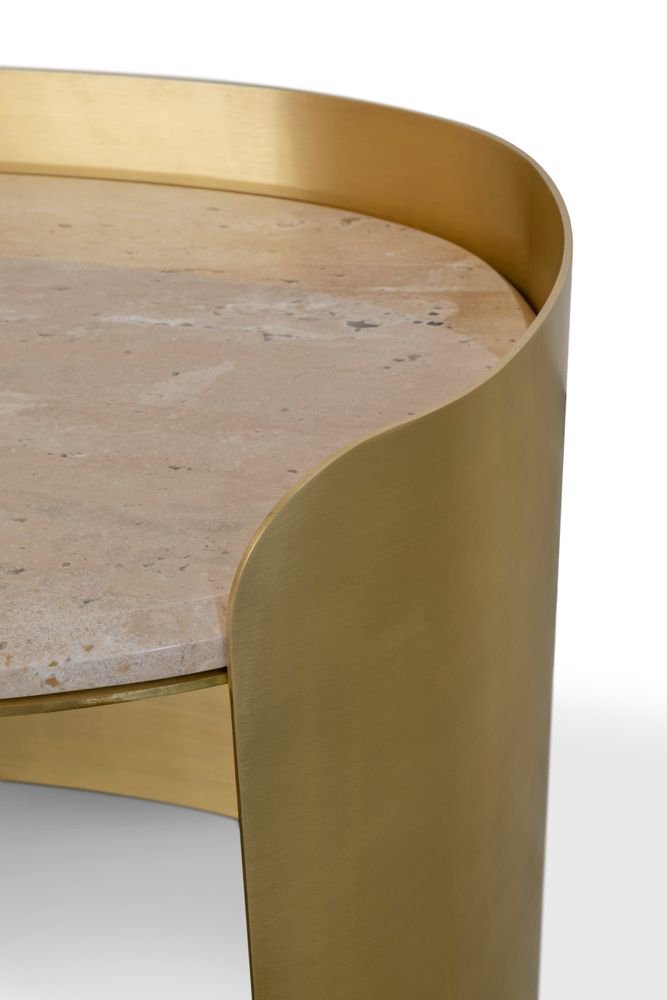 Unique pieces - FRANCIS SCOTT OVAL | Side Table - ESSENTIAL HOME