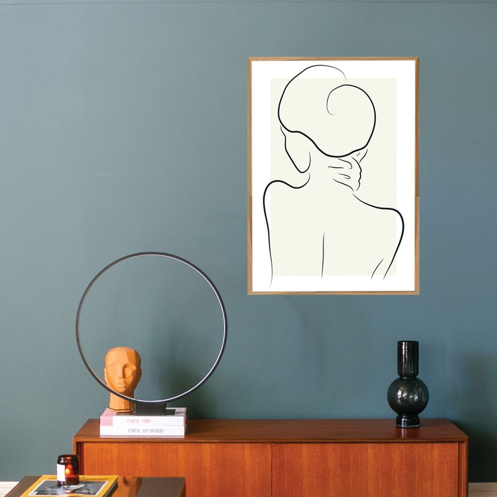 Poster - Embracing Silhouette Art Print - METTEHANDBERG ART PRINTS