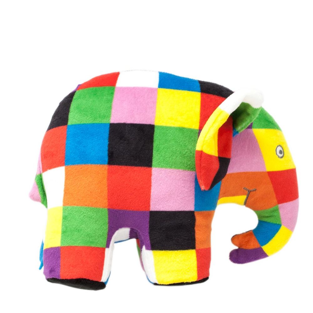 Produits sous licence  - Peluche 23,5cm Elmer - PETIT POUCE FACTORY