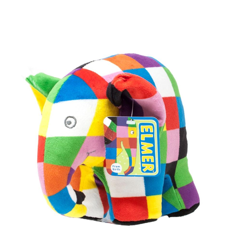 Produits sous licence  - Peluche 23,5cm Elmer - PETIT POUCE FACTORY