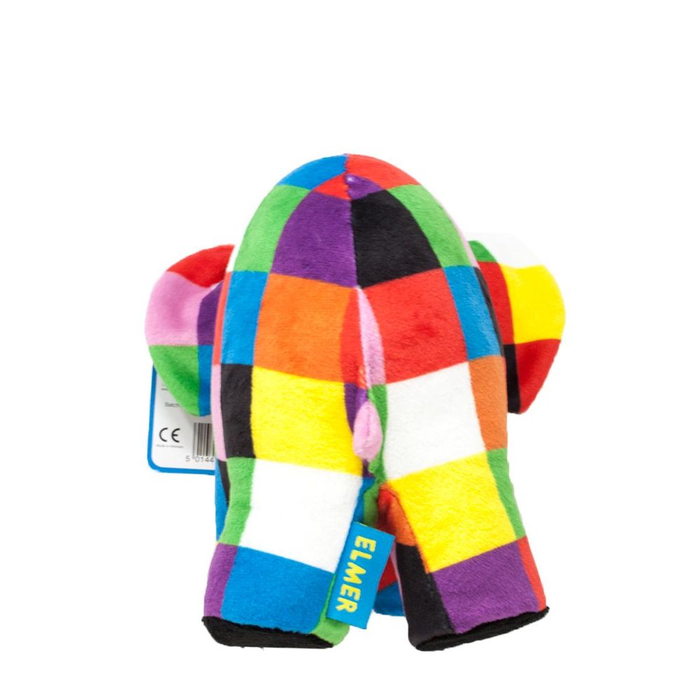 Produits sous licence  - Peluche 23,5cm Elmer - PETIT POUCE FACTORY