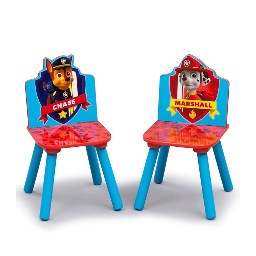 Produits sous licence - Table avec rangement et deux chaises Pat Patrouille - PETIT POUCE FACTORY