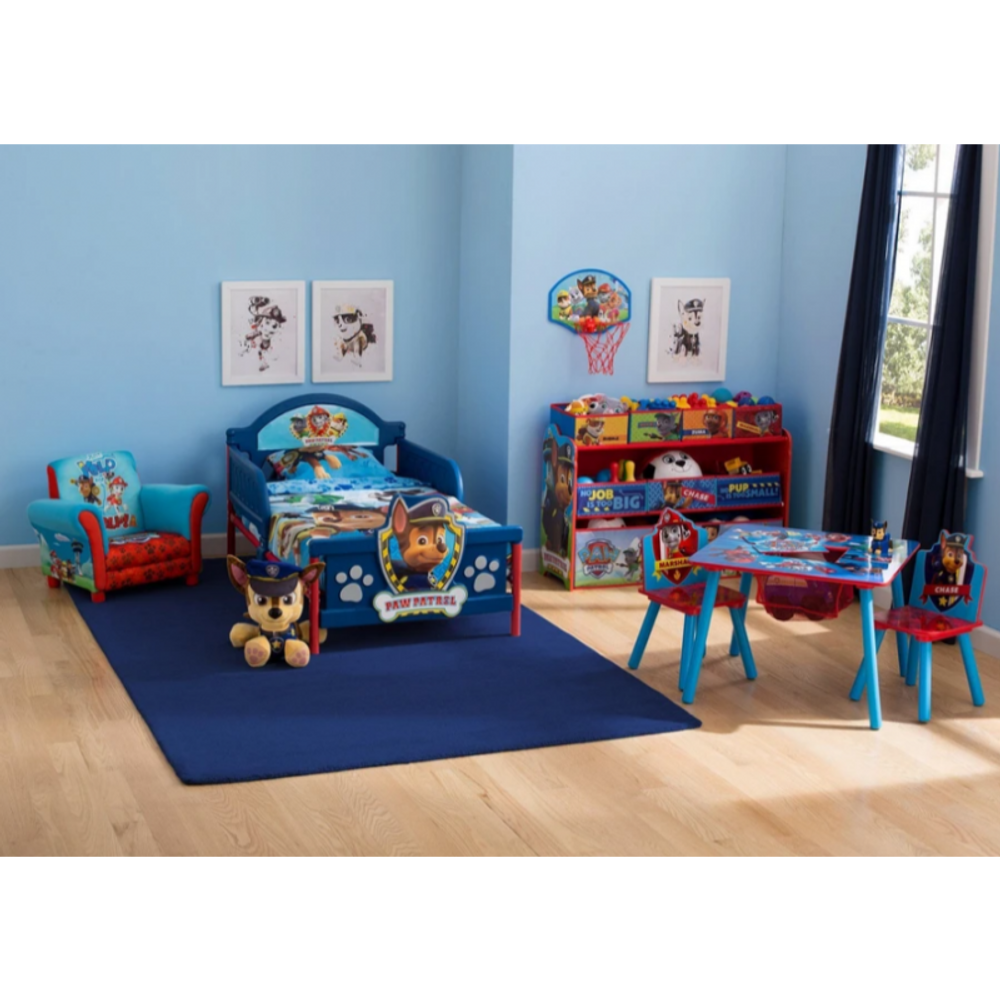 Produits sous licence - Table avec rangement et deux chaises Pat Patrouille - PETIT POUCE FACTORY