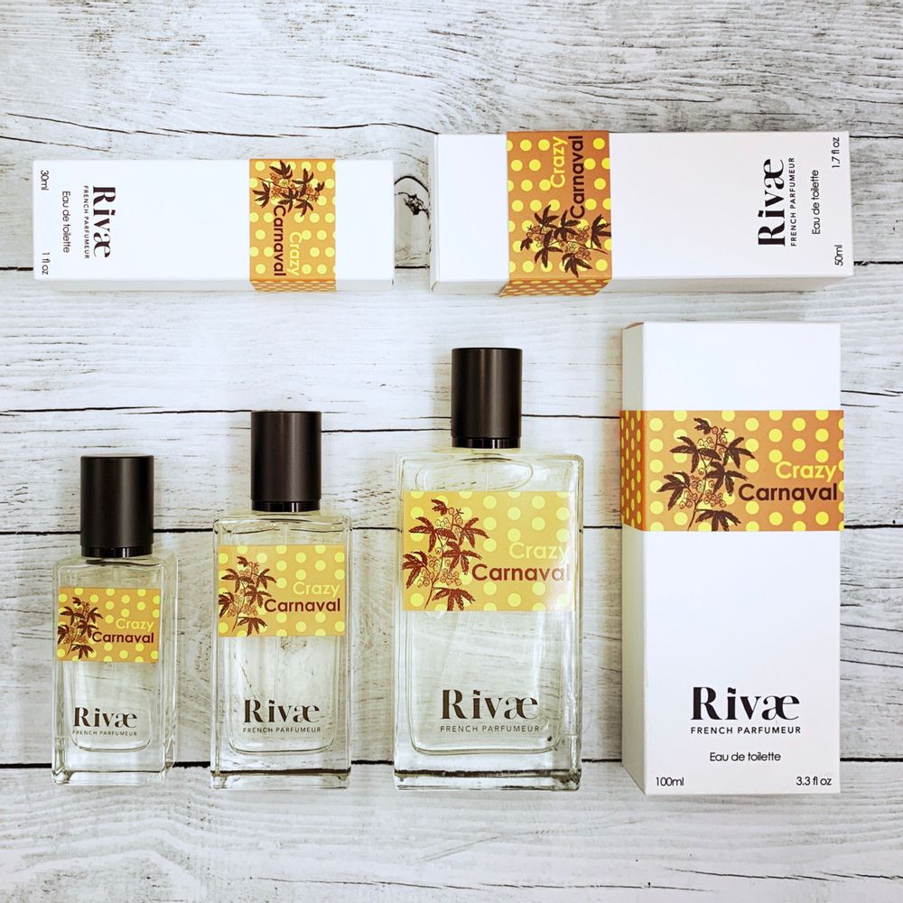 Fragrance for women & men - Crazy Carnival - Mimosa and Citrus Eau de toilette - RIVAE
