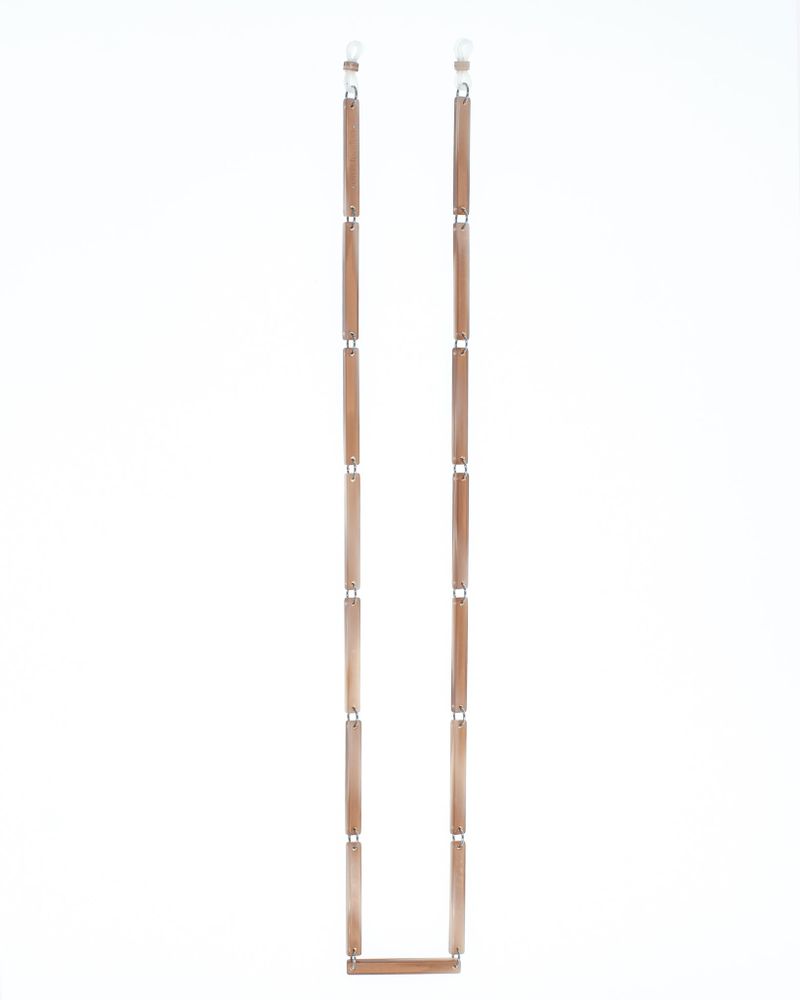 Bijoux - Spaghetti | Bio-Acétate Chair Beige | Chaîne de Lunettes - ORRIS LONDON