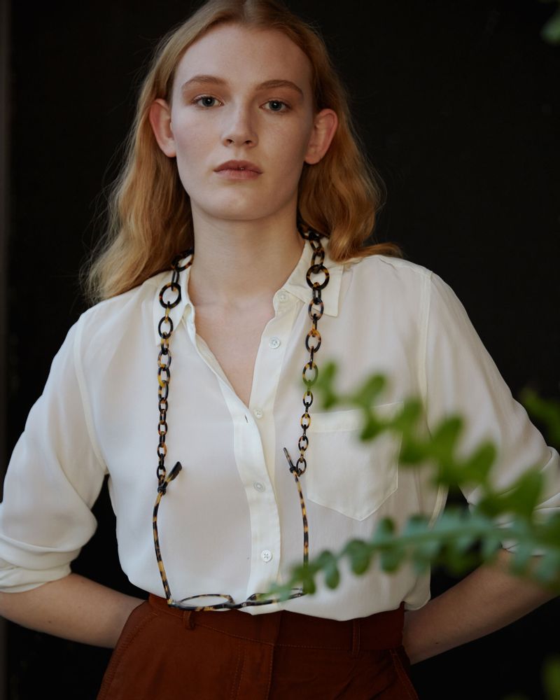 Bijoux - Smiley Chain | Écaille de tortue | Chaîne de lunettes - ORRIS LONDON