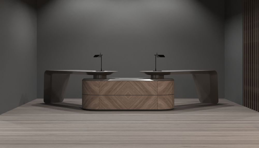 Office furniture and storage - KANIV desk - GUAL DESIGN