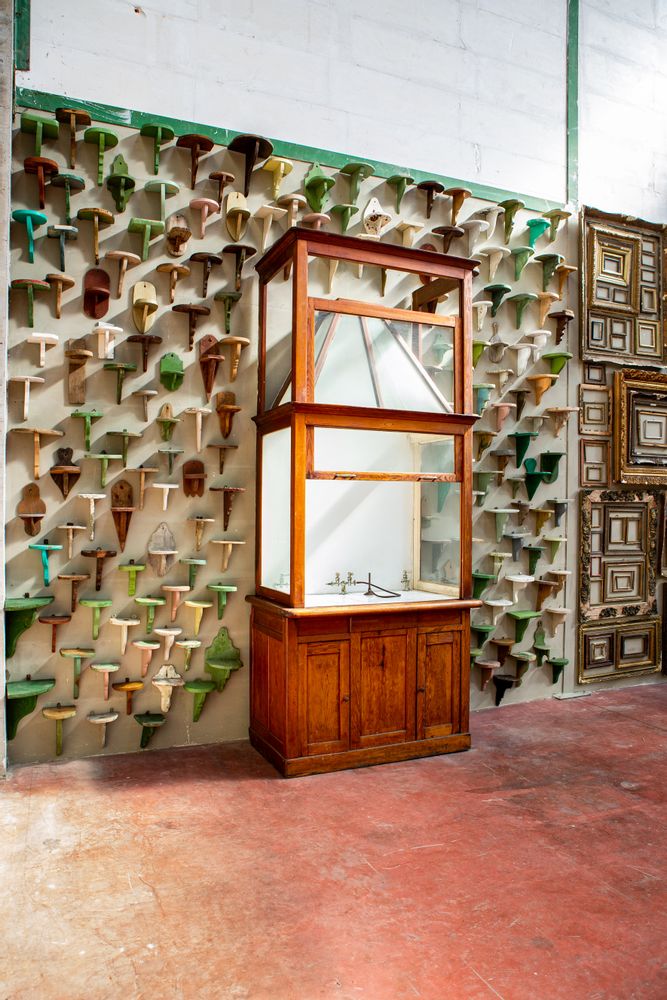Office furniture and storage - Early century cabinet with fume hood - ALL'ORIGINE