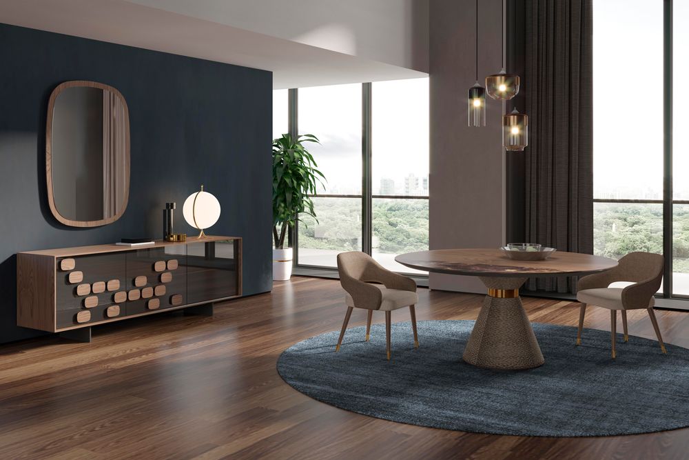 Tables pour hôtels - Table ronde CAMERON - GUAL DESIGN