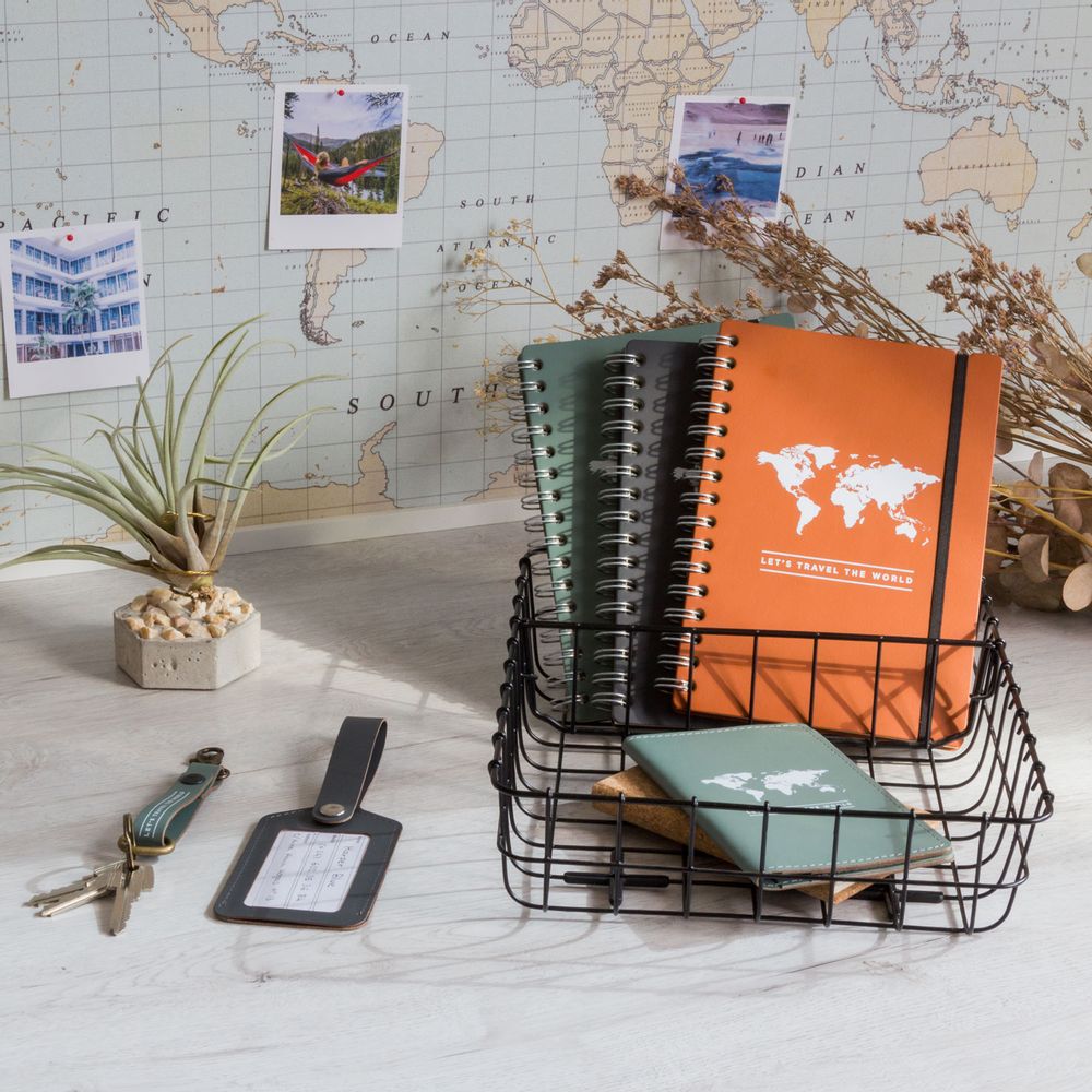 Leather goods - Luggage tag - made from recycled leather - MISS WOOD