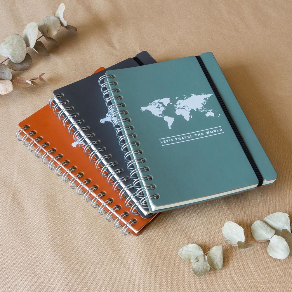 Petite maroquinerie - Notebook A5 - 100% cuir recyclé - MISS WOOD