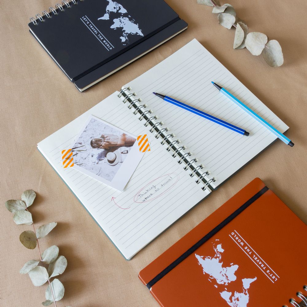 Petite maroquinerie - Notebook A5 - 100% cuir recyclé - MISS WOOD