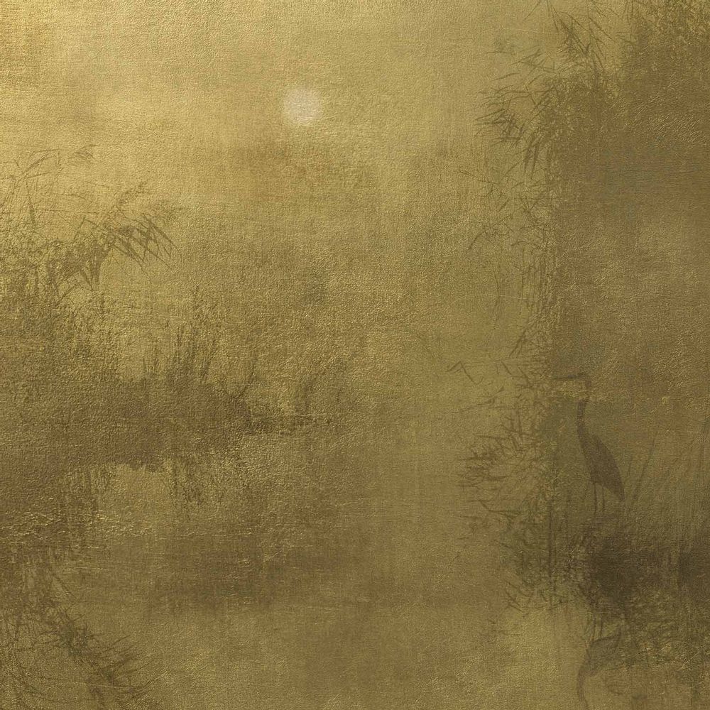 Papiers peints - Panneau Heron Or - ETOFFE.COM
