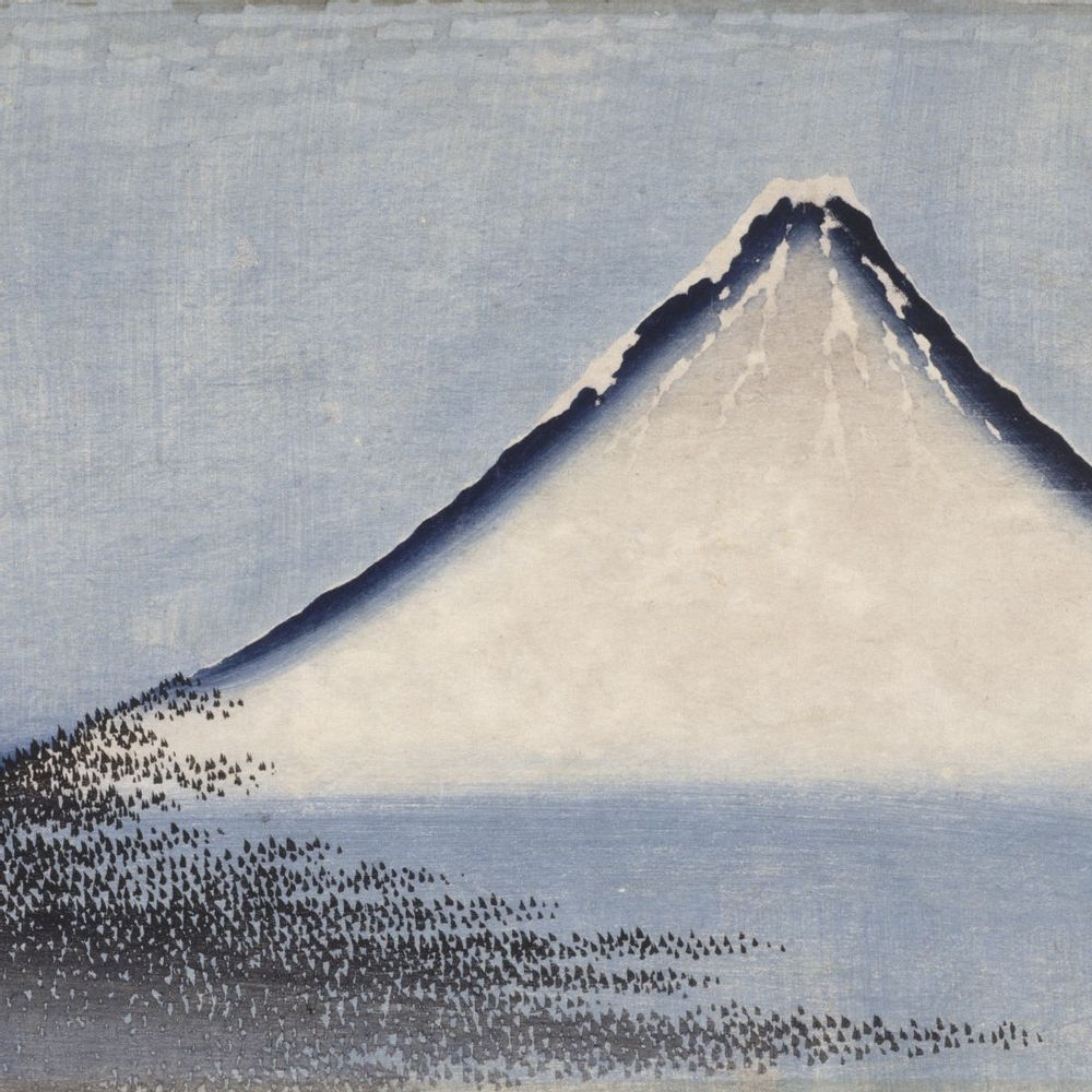Wallpaper - Fuji Bleu Panel - ETOFFE.COM