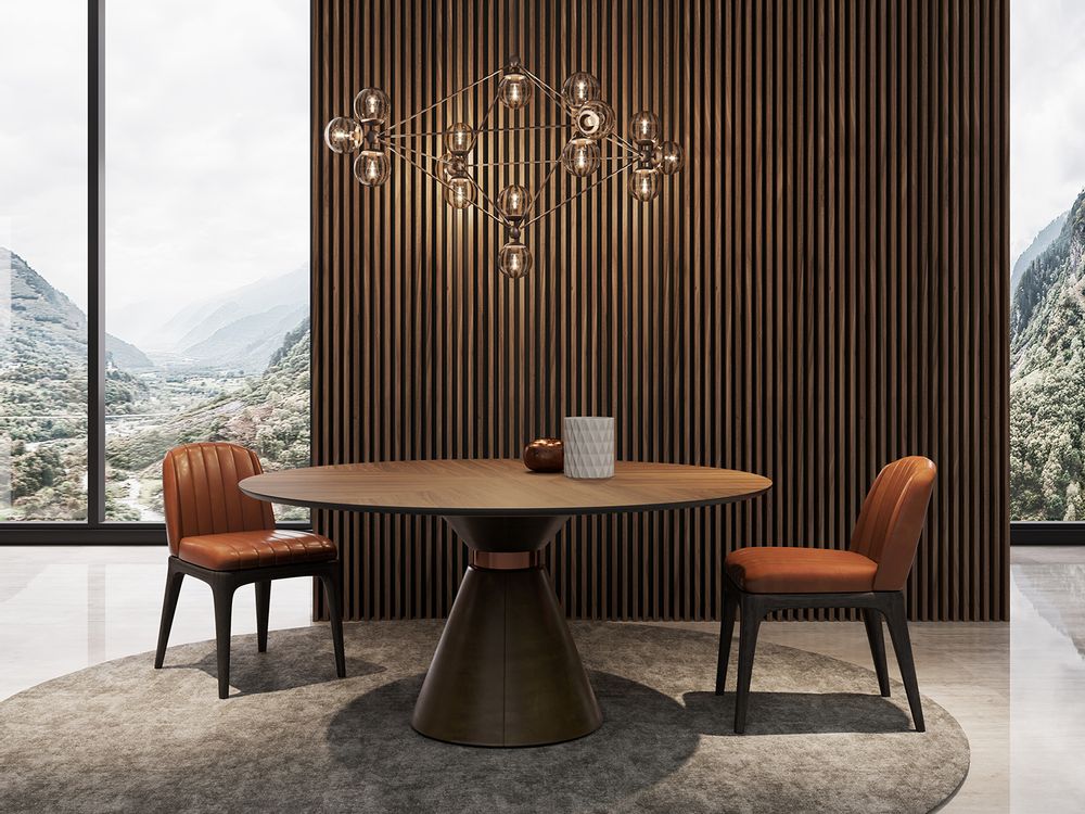Tables Salle à Manger - Table à manger ronde RING - GUAL DESIGN